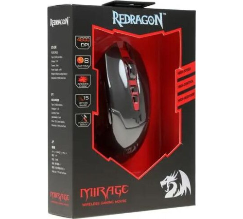 REDRAGON (71432) Mirage Pro RGB, 8000 DPI, б.п