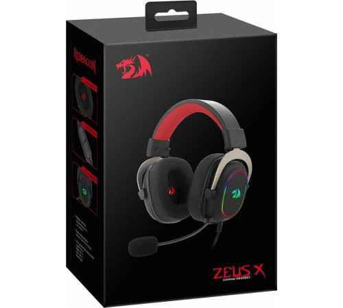 REDRAGON (70550) Zeus X RGB, объемный звук 7.1, USB