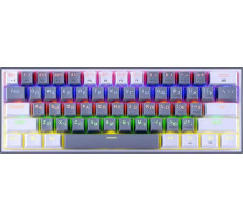 REDRAGON (70675) Fizz Радужн,61 клав,тих,серо-бел.