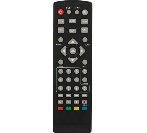 REXANT (38-0012) пульт универсальный для приставки DVB-T2
