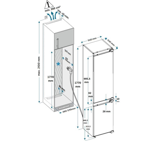 HYUNDAI HBR 1782 243л белый