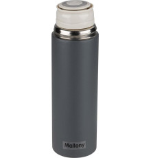 MALLONY Набор: термос + ТЕРМОкружки FESTA, 0,5 л (3 кружки), серый (106052)