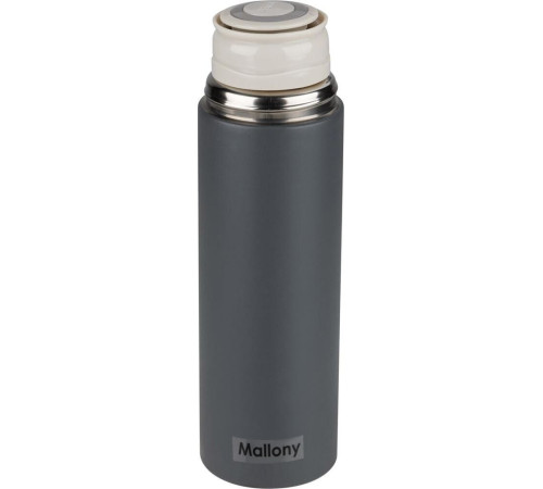 MALLONY Набор: термос + ТЕРМОкружки FESTA, 0,5 л (3 кружки), серый (106052)