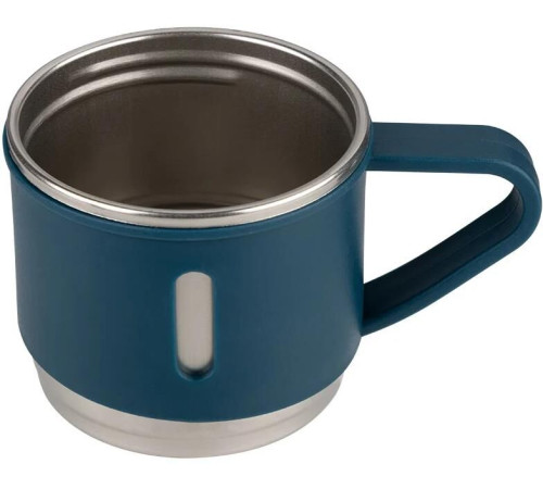 MALLONY Набор: термос + ТЕРМОкружки FESTA, 0,5 л (3 кружки), синий (106055)