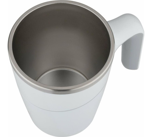 MALLONY Термокружка - непроливайка MAGNIFIK, 470 мл, белый (106038)