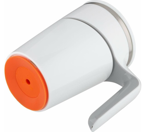 MALLONY Термокружка - непроливайка MAGNIFIK, 470 мл, белый (106038)