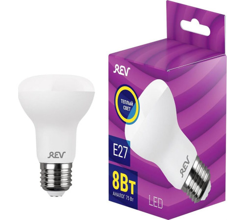 REV 32336 5 R63 8Вт E27 2700K