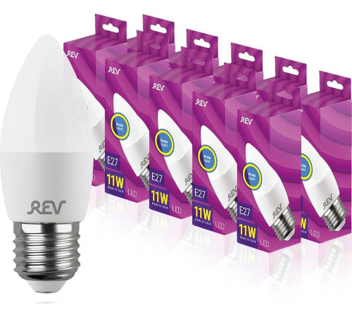 REV 32524 6 C37 11Вт E27 2700K