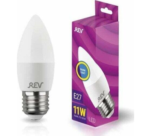REV 32524 6 C37 11Вт E27 2700K