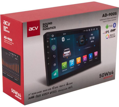 ACV AD-9005 9 дюймов DSP