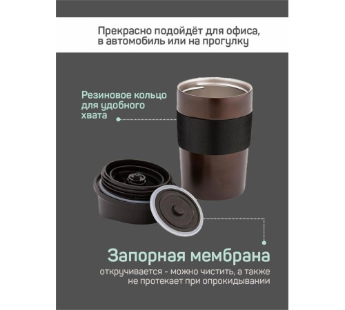 Термокружка MASTER HOUSE Melbourne-360 Coffee 75106