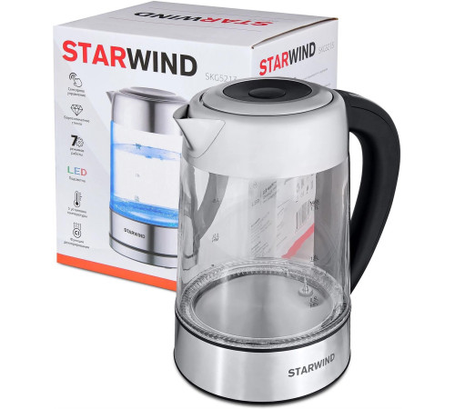 STARWIND SKG5213, 2200Вт, черный и серебристый