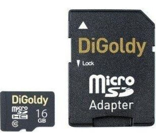 DIGOLDY 16GB microSDHC Class 10 UHS-1 Extreme [DG016GCSDHC10UHS-1-ElU1 w]
