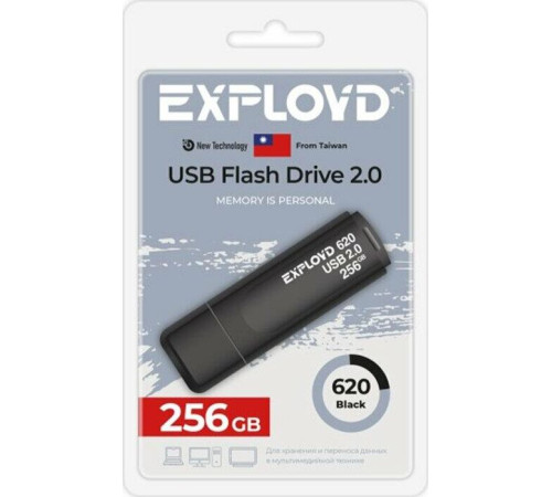 EXPLOYD 256GB 620 Black 2.0 [EX-256GB-620-Black]