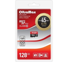 OLTRAMAX MicroSDXC 128GB Class 10 UHS-1 Elite [OM128GCSDXC10UHS-1-ElU1 w]