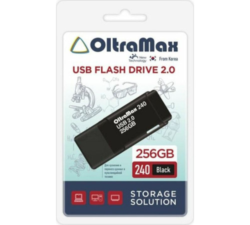 OLTRAMAX 256GB 240 Black 2.0 [OM-256GB-240-Black]