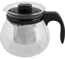 MALLONY Чайник заварочный PERSONA объем 750 мл, из жаропр стекла с фильтром нерж стали, ручкой пласт