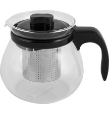 MALLONY Чайник заварочный PERSONA объем 750 мл, из жаропр стекла с фильтром нерж стали, ручкой пласт