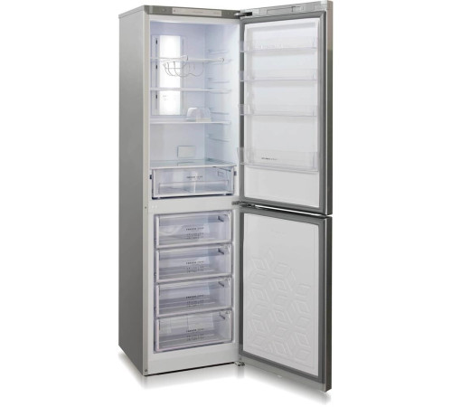 БИРЮСА C980NF 370л серебристый металлопласт