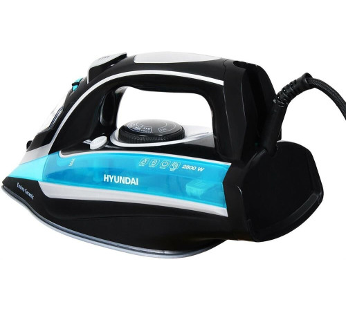 HYUNDAI H-SI01336, 2800Вт, черный/ голубой