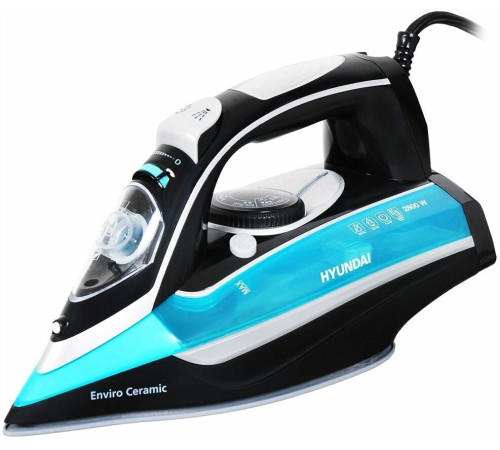 HYUNDAI H-SI01336, 2800Вт, черный/ голубой