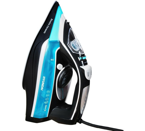 HYUNDAI H-SI01336, 2800Вт, черный/ голубой