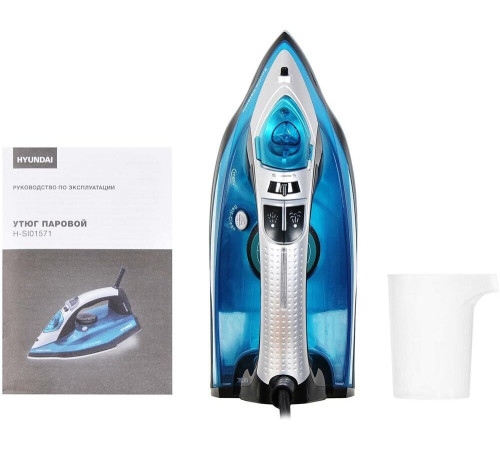 HYUNDAI H-SI01336, 2800Вт, черный/ голубой