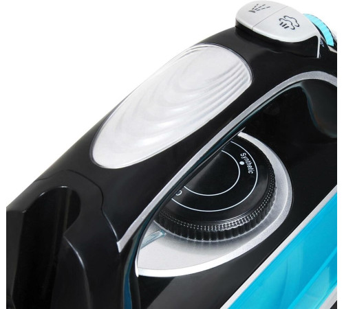 HYUNDAI H-SI01336, 2800Вт, черный/ голубой