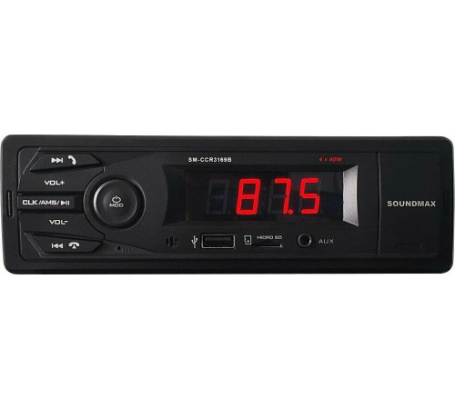 SOUNDMAX SM-CCR3169B(черный)