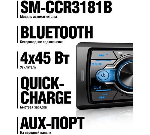 SOUNDMAX SM-CCR3181FB