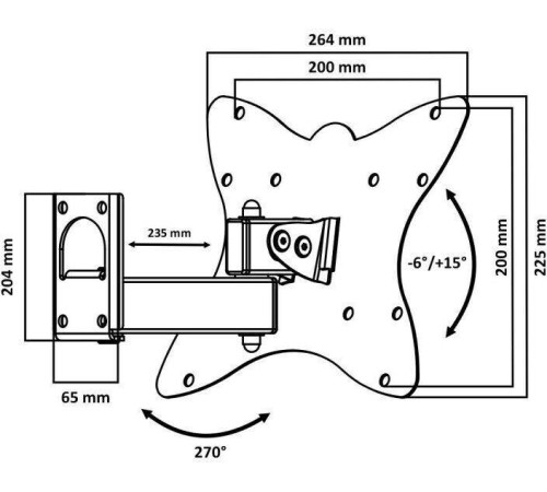 LE`STER LST-210.04 для TV 10 - 55