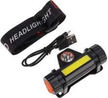 REXANT (75-7839) Фонарь налобный NEW AGE, трехрежимный, поворотный, сверхлегкий, с магнитом ,черный