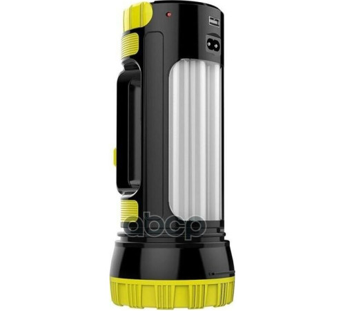REXANT (75-7822) Фонарь прожекторный, двухрежимный, USB зарядкой и наплечным ремнем, черный