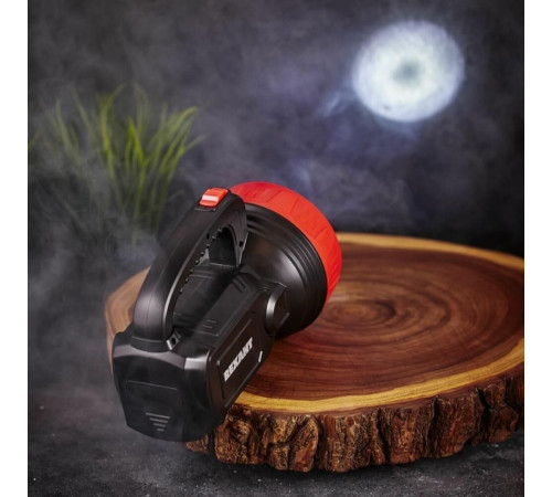 REXANT (75-7823) Фонарь прожекторный, двухрежимный, со встроенным аккумулятором ,черный