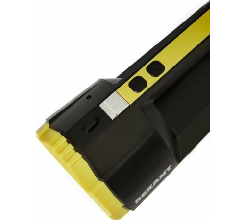 REXANT (75-7824) Фонарь прожекторный, пятирежимный, с наплечным ремнем и функцией Power bank, черный