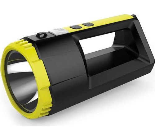 REXANT (75-7824) Фонарь прожекторный, пятирежимный, с наплечным ремнем и функцией Power bank, черный