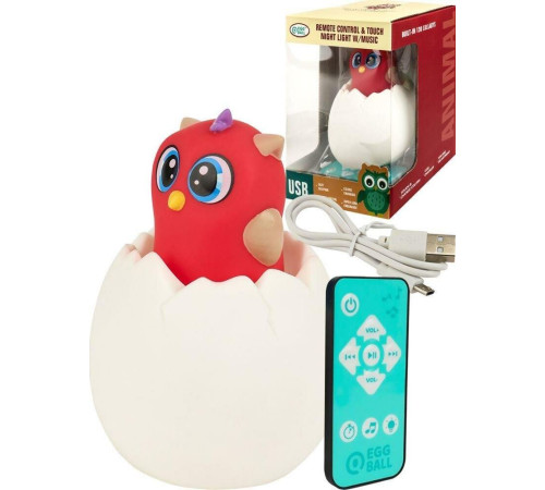 NO NAME Совенок (звук,свет,пульт,пластик, USB в к-те,в кор.)(12x12x17,5 cм) ИК-8485 ПП-00194905