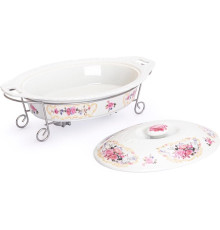 POMIDORO POMI D'ORO P155031 Debora Мармит керамический с крышкой