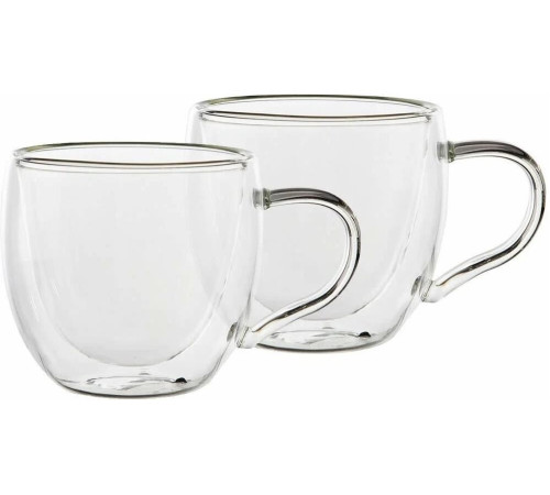 LEONORD Набор из 2 чашек AROMA (2*150 мл) с двойными стенками (боросиликатное стекло)