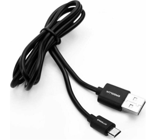 ERGOLUX (15088) ELX-CDC01P-C02 ПРОМО Micro USB 2А 1м Черный