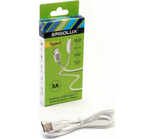 ERGOLUX (15095) ELX-CDC02-C01 1,2м белый