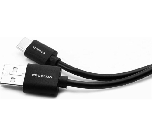 ERGOLUX (15089) ELX-CDC02P-C02 USB-Type C 1м черный
