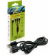 ERGOLUX (15099) ELX-CDC05-C02 3в1- Micro USB-Lightning-Type C, 3А, 1,2м, Черный