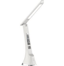 ULTRAFLASH (15178) UF-821 C01 белый (Led, светильник настольный, 7Вт, дисплей,смена цвет.темп, кожа)