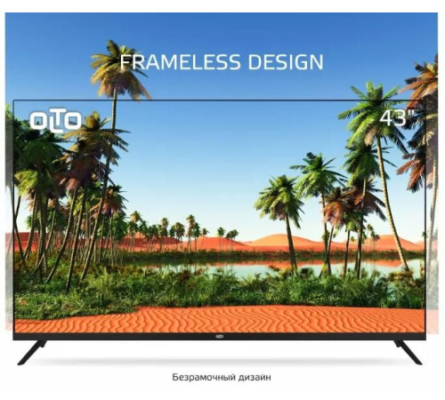 OLTO 43ST30U SMART TV 4K UHD Android Безрамочный