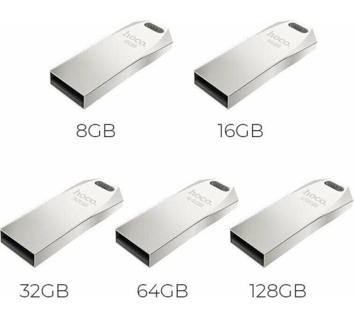 HOCO (6957531099857) UD4 USB 128GB 2.0 Silver
