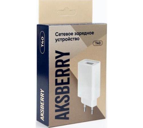 AKSBERRY (6900221560014) T40 1USB 24A + Type C (белый)