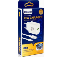 AKSBERRY (6972969383064) T42 QC30 + кабель (белый)