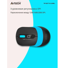 A4TECH Fstyler FG10S черный и синий
