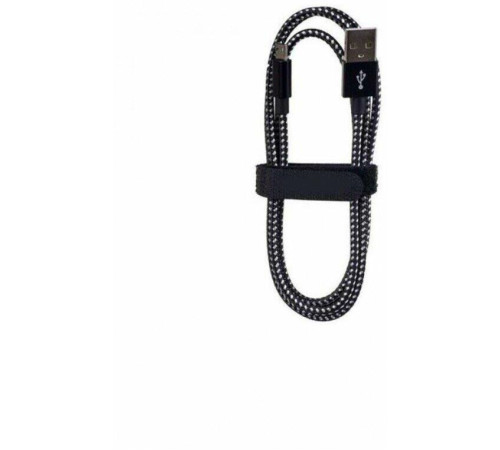 PERFEO (U4802) USB A вилка - Micro USB вилка, черно-белый, 3 м